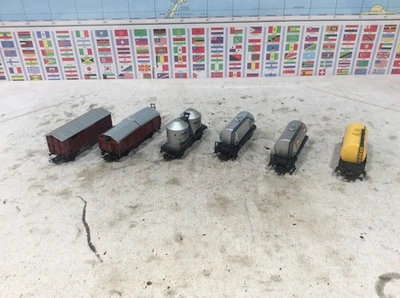 H0 Marklin 4500 / 4501 / 4550 /  Postwar Era lot of  6  freight Cars - Image 1 of 4