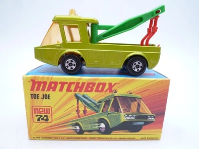 VINTAGE MATCHBOX SUPERFAST No.74c TOW JOE IN ORIGINAL BOX 1972 - Image 1 of 4