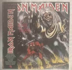 IRON MAIDEN THE NUMBER OF THE BEAST 2012 LIMITED PICTURE DISC NEW WITH OBI STRIP - Imagen 1 de 4