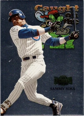 Skybox Metal Universe 1999 - Atrapado sobre la marcha Sammy Sosa #242 Foto 1 de 2