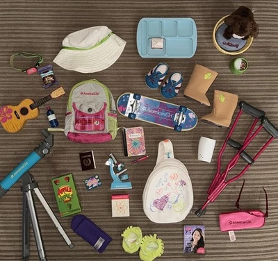 Lote Accesorios Zapatos Ropa Muñeca American Girl Pleasant Company AUTÉNTICO Foto 1 de 4