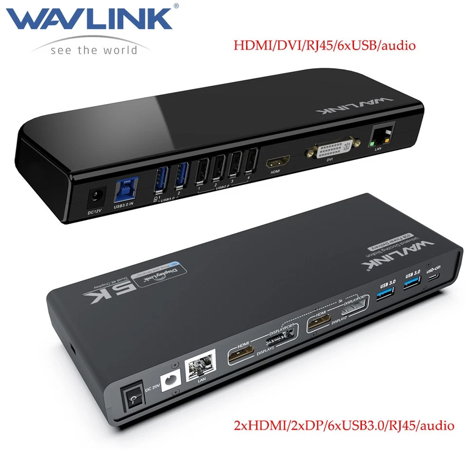 USB C Hub Laptop Dockingstation 2 x HDMI & DisplayPort 65W PD Gigabit Ethernet - Bild 1 von 4