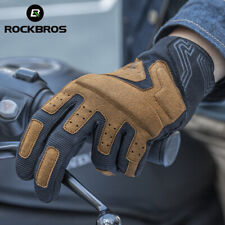 ROCKBROS Motorcycle Gloves Men Fullfinger Cycling Gloves Shockproof Touchscreen
