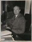 1937 Pressefoto New York Bundesrichter William Clark für Parker-Prozess NYC