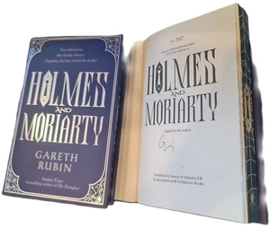 Holmes and Moriarty Gareth Rubin Signed First Edition numbered + Sprayed Edges - Picture 1 of 9