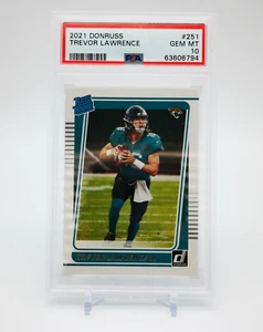 2021 Donruss Trevor Lawrence Rated Rookie #251 **PSA 10 GEM MINT** - Picture 1 of 2