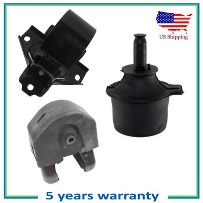 7162 7151 7168 Engine Motor Mount SET 3PCS NEW For 06-08 Hyundai Sonata 2.4L Foto 1 de 4