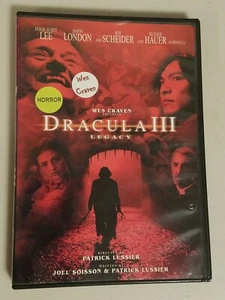 Dracula III: Legacy (DVD, 2005) Patrick Lussier, Rutger Hauer, Roy Scheider - Picture 1 of 3