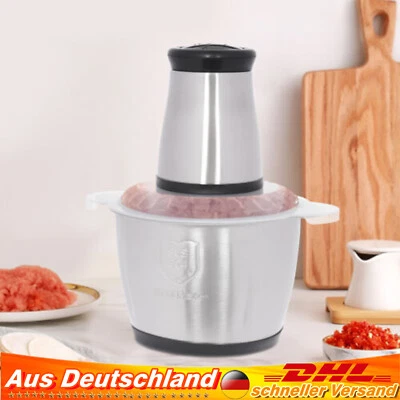 300W Professionelles Zerkleinern: Elektrischer Küchenhäcksler aus Edelstahl 220V - Bild 1 von 4