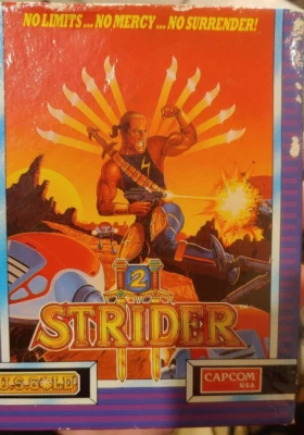 Strider 2 II (Capcom 1988) Spectrum ZX (Tape, Box, Manual) working condition - Bild 1 von 4