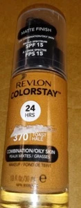 Revlon Colorstay Matte Finish Foundation Makeup 1 oz. - 370 TOAST - Picture 1 of 2