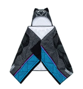 Marvel Avengers Black Panther Hooded Towel 100% Cotton 22 in x 51 in NIP - Picture 1 of 1