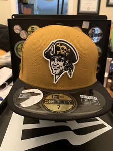 Pittsburgh Pirates New Era 59FIFTY “Cooperstown Collection Logo” Fitted Size 7 - Picture 1 of 7