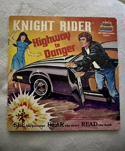 Knight Rider Highway To Danger 1984 Vintage Book (No Record) - Picture 1 of 5