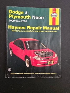 Haynes Repair Manual Dodge & Plymouth Neon 2000 thru 2005 USED - Picture 1 of 4