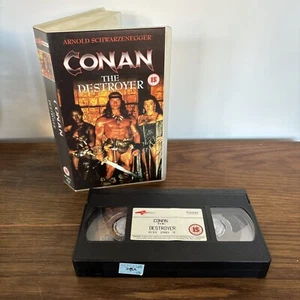 Conan The Destroyer (1984) VHS PAL Video Tape 1996 PolyGram Release - Near Mint - Picture 1 of 5