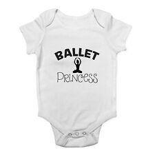 Ballet Princess Baby Grow Vest Bodysuit Boys Girls