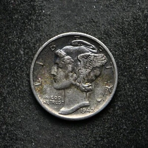 1942-S Mercury Silver Dime (bb15896) - Picture 1 of 2