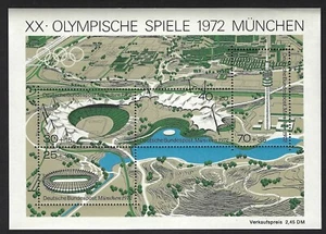Germany - Beautiful MNH 1972 Olympics Games Site SS............13S.......SS-209 - Picture 1 of 1
