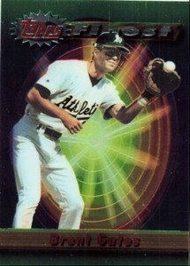 1994 Finest Brent Gates Oakland Athletics #7