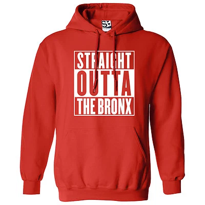 Sudadera con capucha Straight Outta The Bronx | Hometown Parody unisex para hombre  Foto 1 de 4