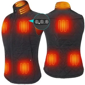 ARRIS Chaleco Térmico para Mujer, Talla Ajustable 7.4V Chaleco Cálido Eléctrico 8 Calefacción - Imagen 1 de 26