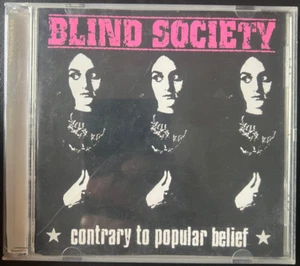 Blind Society Contrary To Popular Belief CD 2002 Blackout! Records. Punk Hardcor - Imagen 1 de 5