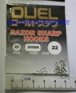 DUEL 300BR RASIERMESSER SCHARFE HAKEN, Amo bronziert, 20 Stück / Blister, Made in Japan - Bild 1 von 1