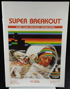 Super Breakout | Atari 2600 | Game Manual Instructions | Original | Authentic - Picture 1 of 9