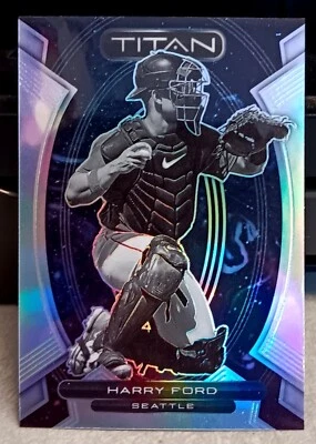 2023 Panini Chronicles Titan Silver Prizm Parallel Card #10 Harry Ford Mariners - Image 1 of 4