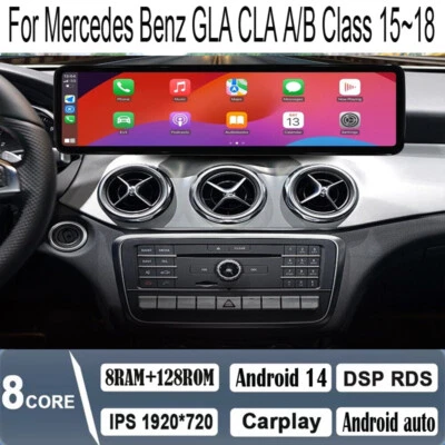 14.9" Car Radio for Mercedes Benz GLA CLA A/B Class 2015-2018 GPS Stereo Upgrade - Image 1 of 4