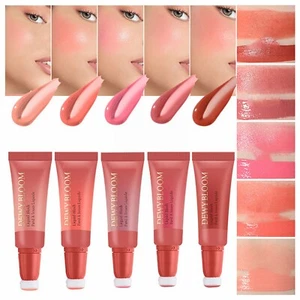 Sponge Blush Powder Palette Lips Cheeks Matte Definition Velvet Skin Natural New - Bild 1 von 14