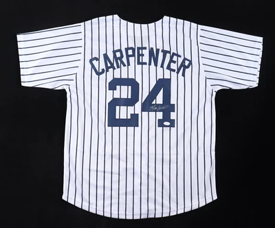 CAMISETA MATT CARPENTER FIRMADA A MANO DE LOS NEW YORK YANKEES. Certificado de autenticidad JSA. Foto 1 de 3