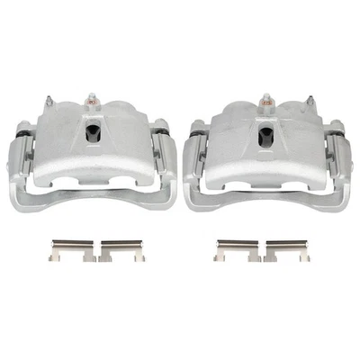 Front Pair Brake Calipers For CHEVROLET EXPRESS 3500 GVW 2006-2020 w/ Bracket Foto 1 de 4