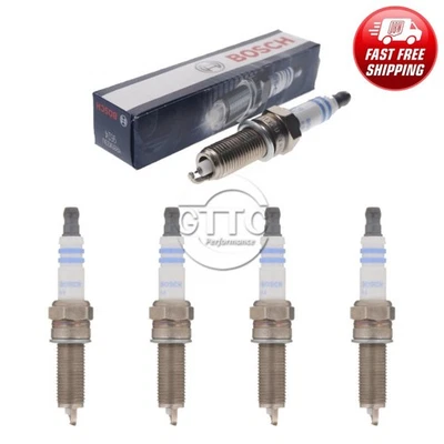 Genuine BOSCH Double Iridium Spark Plug 4PCS for Accent Sonata/Optima Sorento L4 - Image 1 of 4