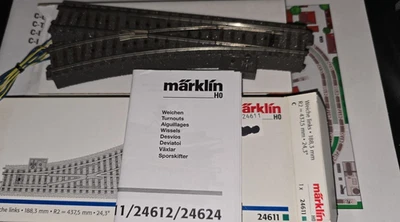 Märklin 24611 – Scambio C-Track con Motore – in box originale – Scala H0 - Immagine 1 di 2