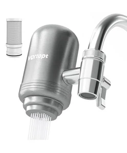Vortopt Edelstahl Wasserhahn Wasserfilter für Spüle - 500 Gallonen Wasseraufbereitung - Bild 1 von 3