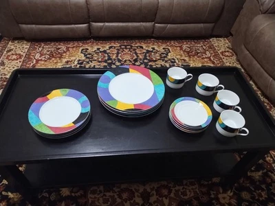 Mikasa California Currents 4 Места настройки 16 Шт. Б/У в отличном состоянии - Изображение 1 из 4