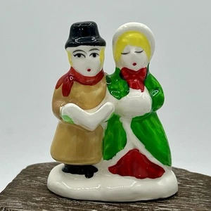 Dept. 56 Snow Village Caroler Couple Only Issued 1979 - 1986 50641 Christmas - Picture 1 of 5
