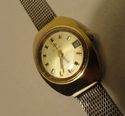 Reloj para mujer Zodiac vintage automático LTD 34 esfera hecho en Suiza para correr” Foto 1 de 4