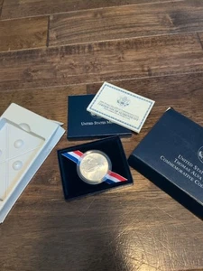 2004 Thomas Alva Edison Proof 90% Silver Dollar US Mint $1 Coin Box and COA - Picture 1 of 3