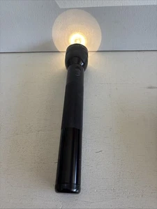 Vintage Mag-Lite Flashlight 12,5” Black 3-D Cell Batteries Made in USA Working - Picture 1 of 5