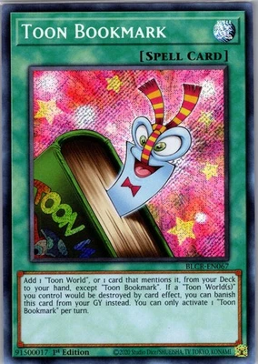 Yugioh Battles of Legend: Crystal Revenge #BLCR-EN067 Toon Bookmark NM - Image 1 of 2