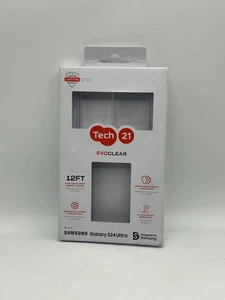 Tech21  Evo Clear Multi-Drop Protection Case for Samsung Galaxy S24 Ultra - Picture 1 of 3