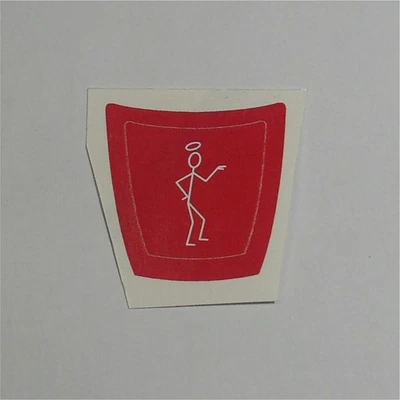 Corgi Toys 201 El Santo Volvo P1800 Blanco Palo Figura Rojo Capó Pegatina Foto 1 de 3