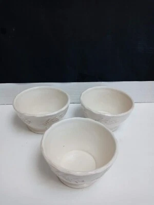 Hearth and Hand Cereal Soup Bowl set of 3 Stoneware off  white 6"D - Image 1 of 3