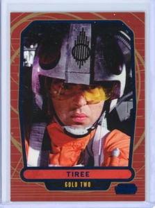 Topps Star Wars Galactic Files 2013 2 neumáticos lámina azul paralelo #270/350 - Imagen 1 de 2