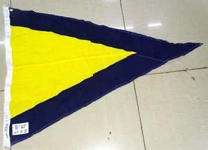 Military Royal Navy Signal Flag First Repeater Large Pennant ARROW(55X5CMS ) - Picture 1 of 5