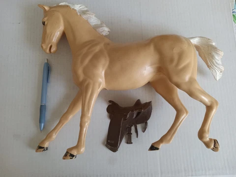 Thunderbolt Johnny West Horse Vintage Western Action Figure Saddle Blanket Cover