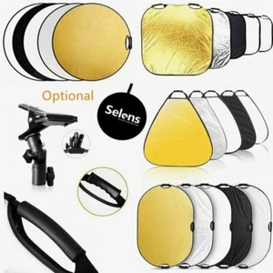 Portable 5-in-1 Handle Reflector Round Oval Triangle Square or Reflector Clamp - Picture 1 of 51